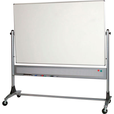 Balt® Reversible Platinum Whiteboard Porcelain Both Sides - 72"W x 48"H