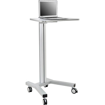 Global Industrial Mobile Height Adjustable Laptop Workstation