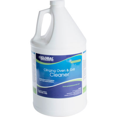 Global Industrial Clinging Oven & Grill Cleaner - Case Of Four 1 Gallon Bottles