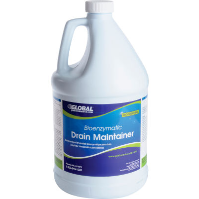 Global Industrial Bioenzymatic Drain Maintainer - Case Of Four 1 Gallon Bottles
