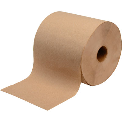 Global Industrial Roll Paper Towels, Natural - 800'/Roll, 6 Rolls/Case