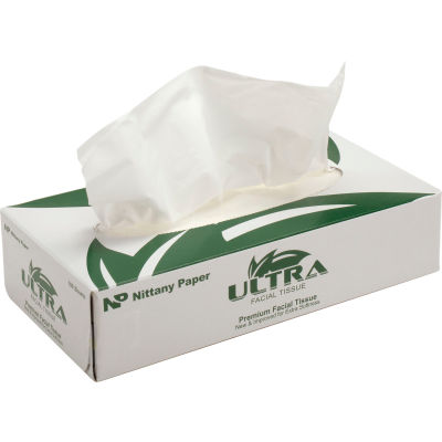 Ultra® Facial Tissue Flat Box - 100 Sheets/Box, 30 Boxes/Case