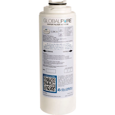 Global Pure Replacement Water Filter, 4750 Gallon Capacity
