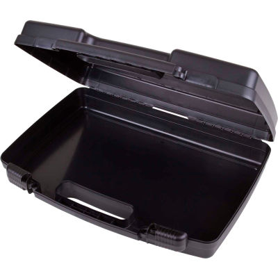 Flambeau 6785TC 17" Black Tradesman Case, Slide Open/Shut Latches, 16 3/8" x 9 1/4" x 3 1/2" - Pkg Qty 6