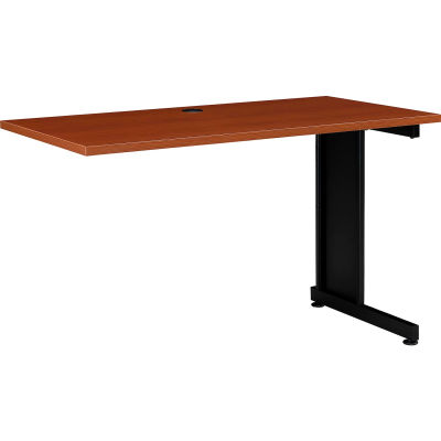Interion® 48"W Right Handed Return Table, Cherry