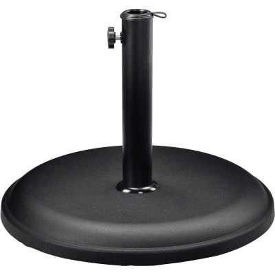 Global Industrial Concrete Umbrella Base, 33 Lbs., Black