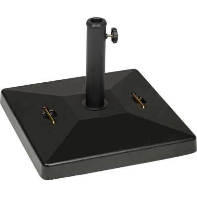 Global Industrial™ Umbrella Base - Concrete - 88 Lbs. - Black