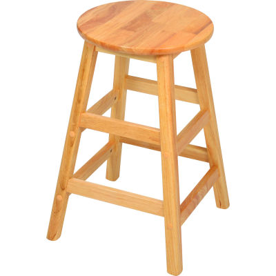 Interion® 24" Wood Stool