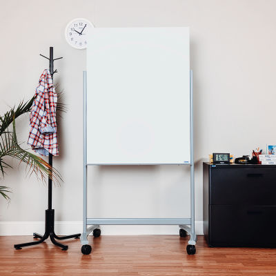 Global Industrial™ Mobile Glass Board - 36"W x 48"H