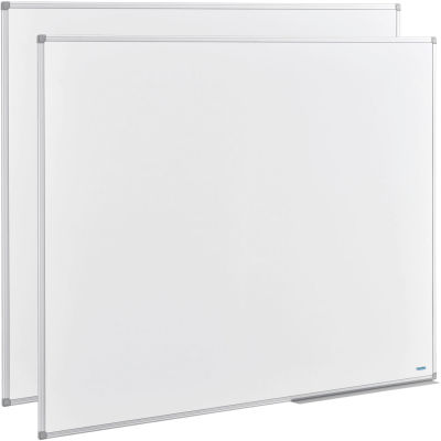 Global Industrial™ Melamine Dry Erase Whiteboard - 60 x48 - Double Sided 2 Pack