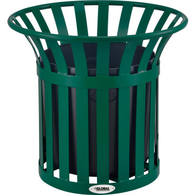 Global Industrial™ Steel Slat Planter - Green