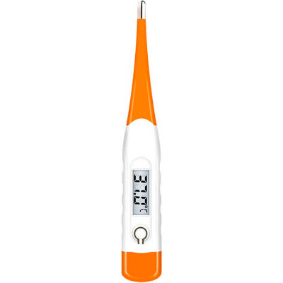 Global Industrial™ Flex-Tip Oral Digital Stick Thermometer, Orange