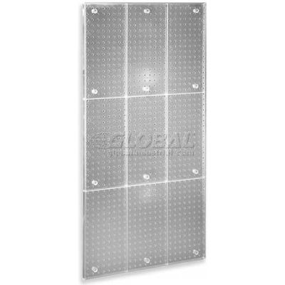 Global Approved 700248-CLR Pegboard Wall Panel, 24" x 48", Clear ,1 Piece
