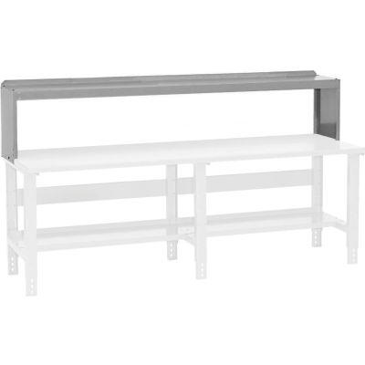 Global Industrial Standard Steel Riser, 96"W x 10-1/2"D, Gray