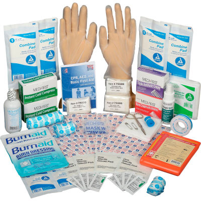 Global Industrial First Aid Refill Kit, ANSI Compliant, Class B