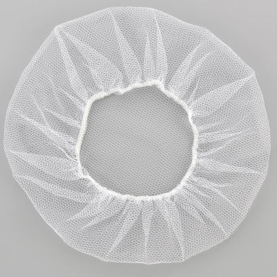 Global Industrial™ Nylon Hairnet, 20", Honeycomb, White, 100/Bag