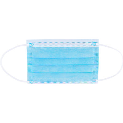 Disposable 3-Ply Face Mask, Youth Size, Individually Packed, 50/Box