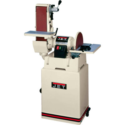 JET 708598K Model JSG-6CS 6" x 48" Belt / 12" Disc Sander W/ Closed Stand