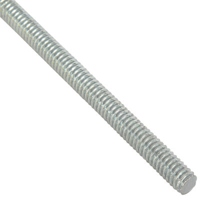 Global Industrial 1/2-13 x 6 feet, Threaded Rod - Zinc Plated Carbon Steel - Pkg Qty 6