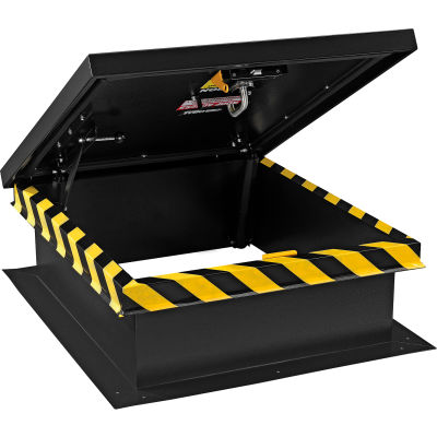 Galvanized Powder Coated Steel Roof Hatch, 30"L x 36"W