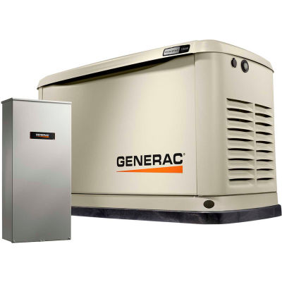 Generac® Guardian 14kW 120/240V 1 Phase Air-Cooled Standby Generator, NG/LP, WiFi Enabled