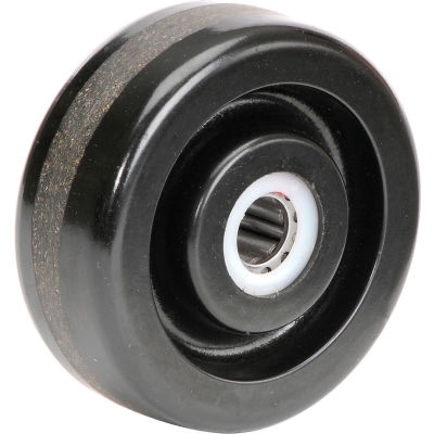 Global Industrial™ 4" x 1-1/2" Molded Plastic Wheel - Axle Size 5/8"