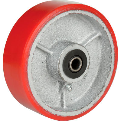 Global Industrial™ 6" x 2" Polyurethane Wheel - Axle Size 1/2"