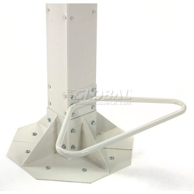 Footrest For Global Industrial Orbit Computer Workstations - Beige