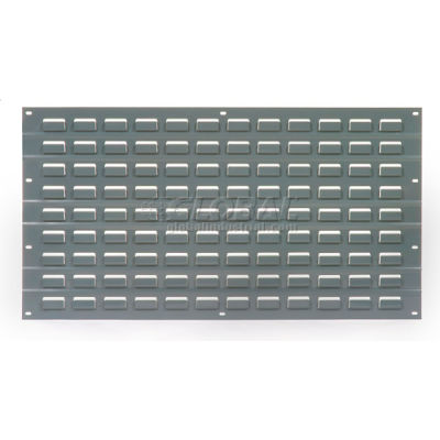Global Industrial Louvered Wall Panel Without Bins 18x19 Gray - Pkg Qty 4