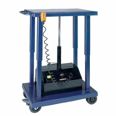 Wesco® Battery Operated Work Positioning Post Lift Table 261108 1000 Lb.