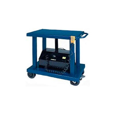 Wesco® Battery Operated Work Positioning Post Lift Table 261107 6000 Lb.