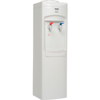 Global Industrial® Top Load Bottle Water Cooler, Hot & Cold, White Color Finish