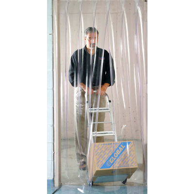 Global Industrial™ Pedestrian Strip Door Curtain 4'W x 7'H