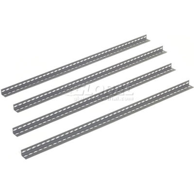 Global Industrial™ 10' High Gray Angle Post Set of 4