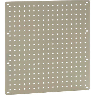 Global Industrial™ Heavy Duty Steel Pegboard 18" x 19" Tan