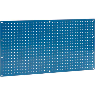 Global Industrial™ Heavy Duty Steel Pegboard 36" x 19" Blue