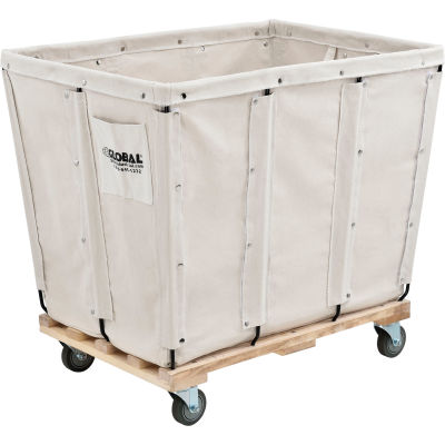 Global Industrial™ KD, 16 Bushel, Canvas Basket Bulk Truck