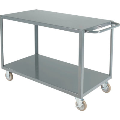 Global Industrial™ Steel Utility Cart w/2 Shelves, 1200 lb. Capacity ...