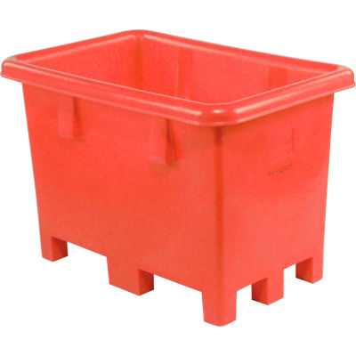 Dandux Pallet Container 51080716R - 42"L x 29"W x 31'H Single Wall, Red