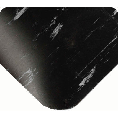 Wearwell® Tile-Top Anti Fatigue Mat WOW Finish 7/8" Thick 4' x 60' Black