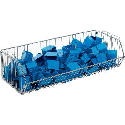 Global Industrial Stackable Wire Storage Bin, 36"W x 14"D x 9"H