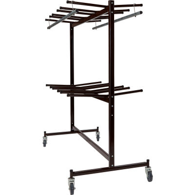 Double-Tier Hanging Chair/Coat Truck, Holds 84 Chairs or 60-70 Coats