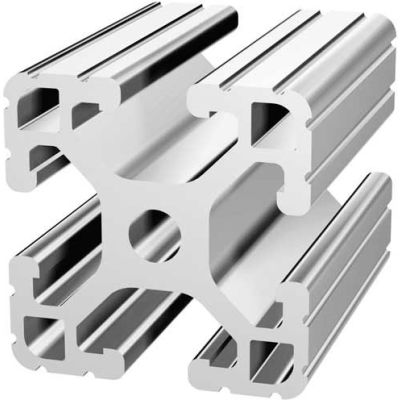 Framing Extrusion,T-Slotted,15 Series 1515-LITE-BLACK-145 