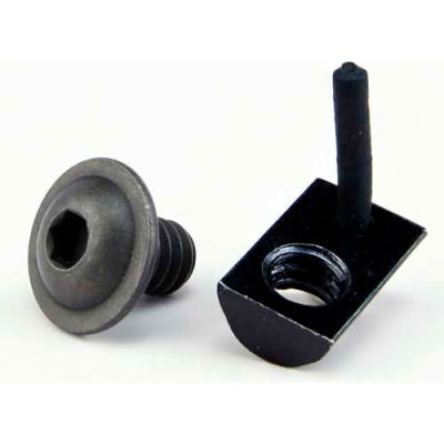 80/20 3480 1/4-20 x 3/8" FBHSCS and Roll-In T-Nut W/Flex Handle
