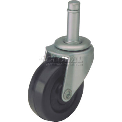 Algood Standard Series Chair Caster with Soft Rubber Wheel S803-375SX1SR - Stem Type A