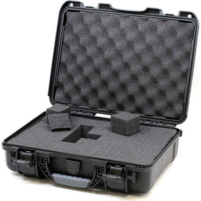 Nanuk 910-1001 910 Case w/Foam, 14.3"L x 11.11"W x 4.7"H, Black