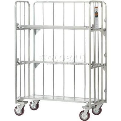 Best Value Folding Truck with Slatted Tilting Shelves 2000 Lb. Capacity