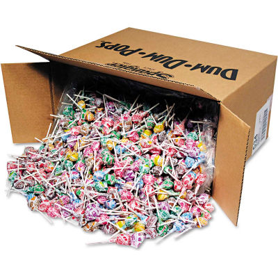 Dum Dum Pops, Assorted Flavors, Individually Wrapped, Bulk 30 Lb. Carton