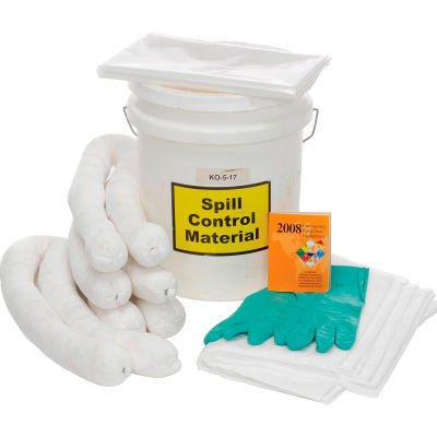 Spill Response Kit Petroleum Kit, 5-Gallon