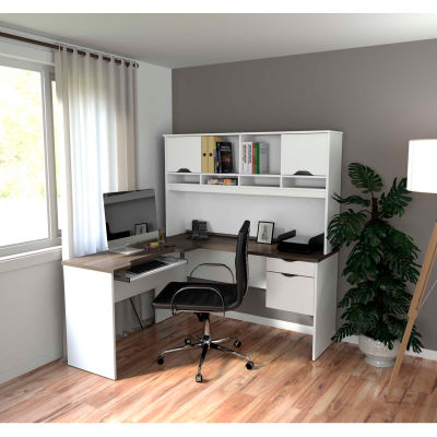 Desks | Wood & Laminate Office Collections | Bestar® L ...
